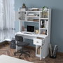 Hanah Home Escritorio y Estantería de Estudio HA128 - 3977 Blanco